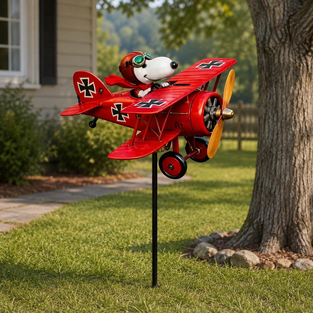 Snoopy Garden Spinner - Etsy