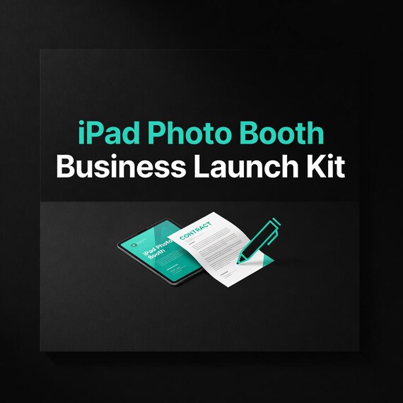 iPad Photo Booth Business Launch Kit, Flyer, Contract and Pricing Calculator preview image from SteadyStackStudio