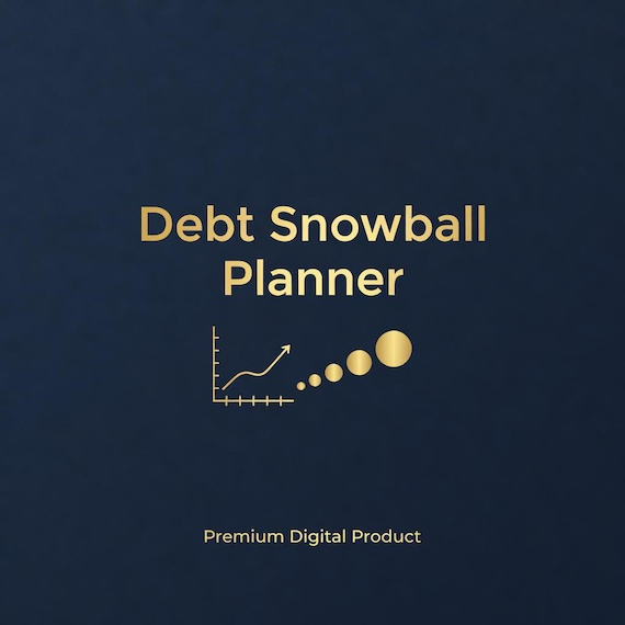 Debt Payoff Spreadsheet, Debt Snowball Tracker, Excel Google Sheets Template preview image from SteadyStackStudio