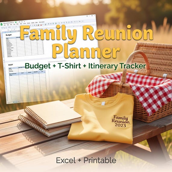 01 family reunion planner spreadsheet