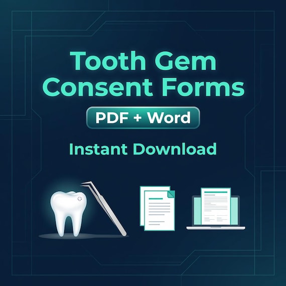01 tooth gem teeth whitening forms kit