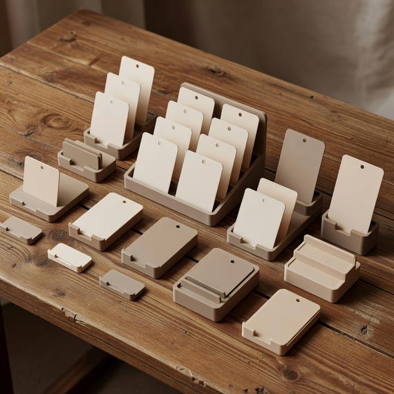Earring Card Display Stand STL, Jewelry Booth Rack 3D Print File