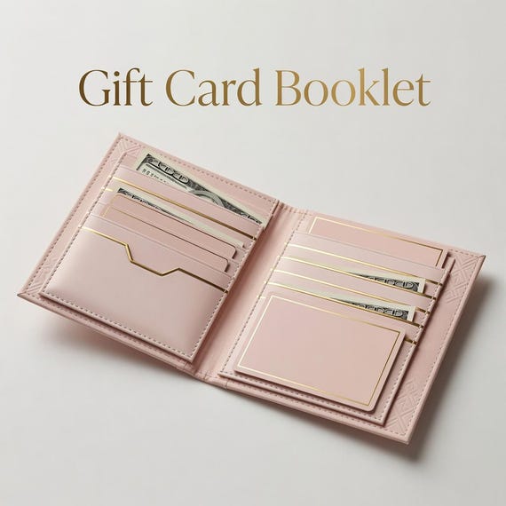 Gift Card Booklet Printable, Cash Holder Cards for Graduation Dad Teacher preview image from SteadyStackStudio