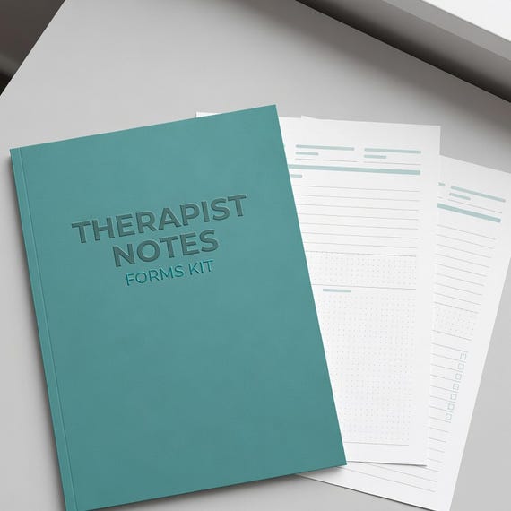 Therapist Progress Notes Template, Counseling Intake Forms and Treatment Planner PDF actual PDF cover preview