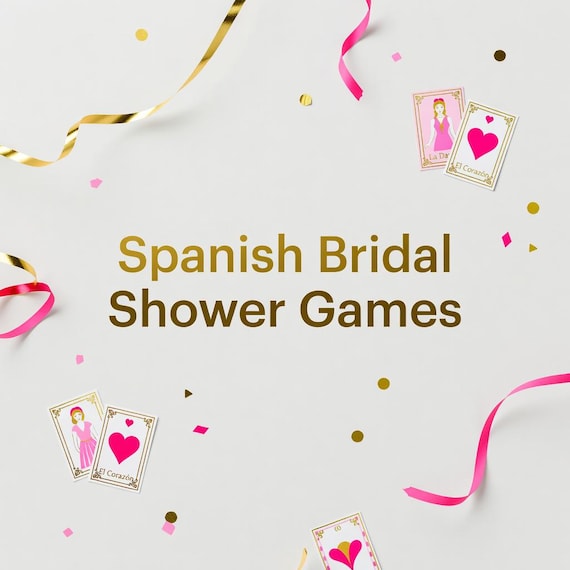 Spanish Bridal Shower Games, Loteria Para Novia, Despedida Printable PDF preview image from SteadyStackStudio