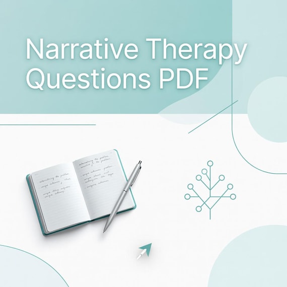 Narrative Therapy Questions PDF, Externalizing Prompts and Counseling Tools preview image from SteadyStackStudio