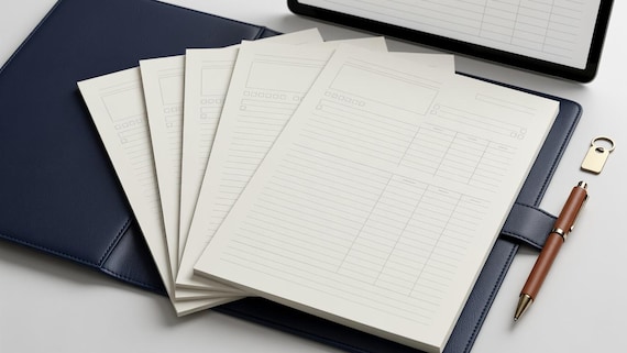 HOA Meeting Agenda Template, Board Minutes Action Log and Vendor Tracker PDF Word Excel. Styled digital download cover.