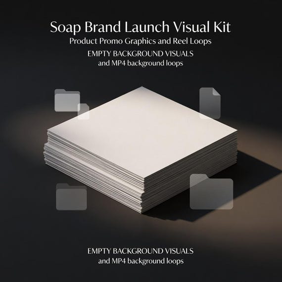 Soap Brand Launch Visual Kit, Product Promo Graphics and Reel Loops preview 6