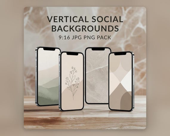 Vertical Social Backgrounds