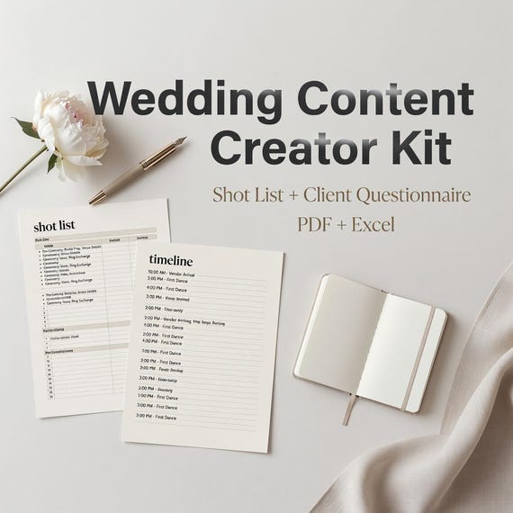 01 wedding content creator starter kit