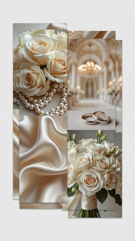 Luxury Bridal Content Background Mega Pack, 36 JPGs and 36 MP4 Loops for Reels preview 1
