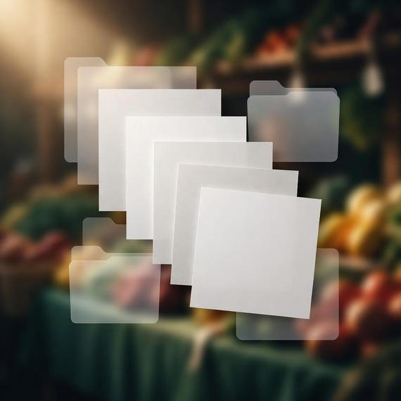 Farmers Market Vendor Visual Kit, Booth Promo Graphics and Reel Loops preview 6