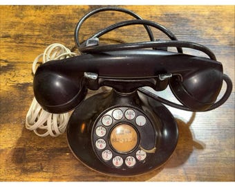 Vintage Apple Phone Apple Shaped Novelty Telephone Working Push