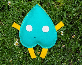 Patrón de costura para peluche en forma de corazón: Un peluche fácil para niños (PDF)