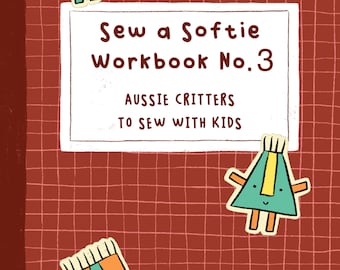 Patrones de peluches de animales australianos: costura a mano fácil para niños (PDF digital)