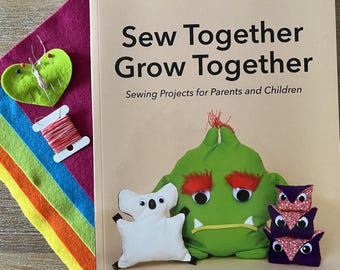 Kit de costura infantil con libro – Proyectos de manualidades de fieltro para principiantes