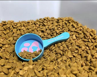 Custom Pet Food Scoop | Personalized Dog/Cat Food Scooper | 3D Printed Measuring Cup | Custom Name & Colors | 1/4 Cup to 1 Cup Sizes
