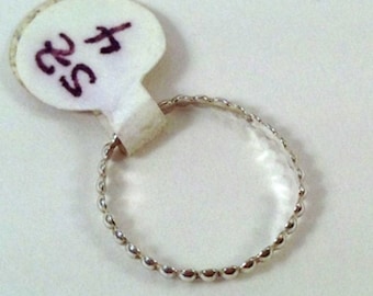 Dainty Toe Ring, Sterling Silver Toe Ring, Toe Ring, Beaded Toe Ring, Custom Toe Ring, Gift Ideas, Beach Jewelry