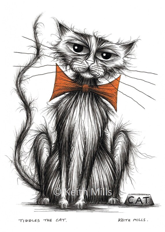 Tiddles Le Chat Imprimer Image De Taille Legerement Minable Etsy Tiddles Le Chat Imprimer Image De Taille Legerement Minable Etsy