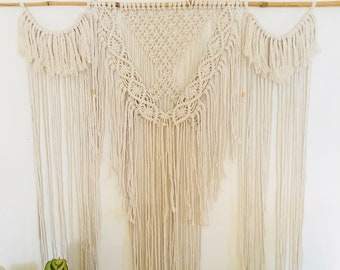 Large Macrame Wall Hanging, Boho, Bohemian, Macrame, Wall Hanging, Fringe