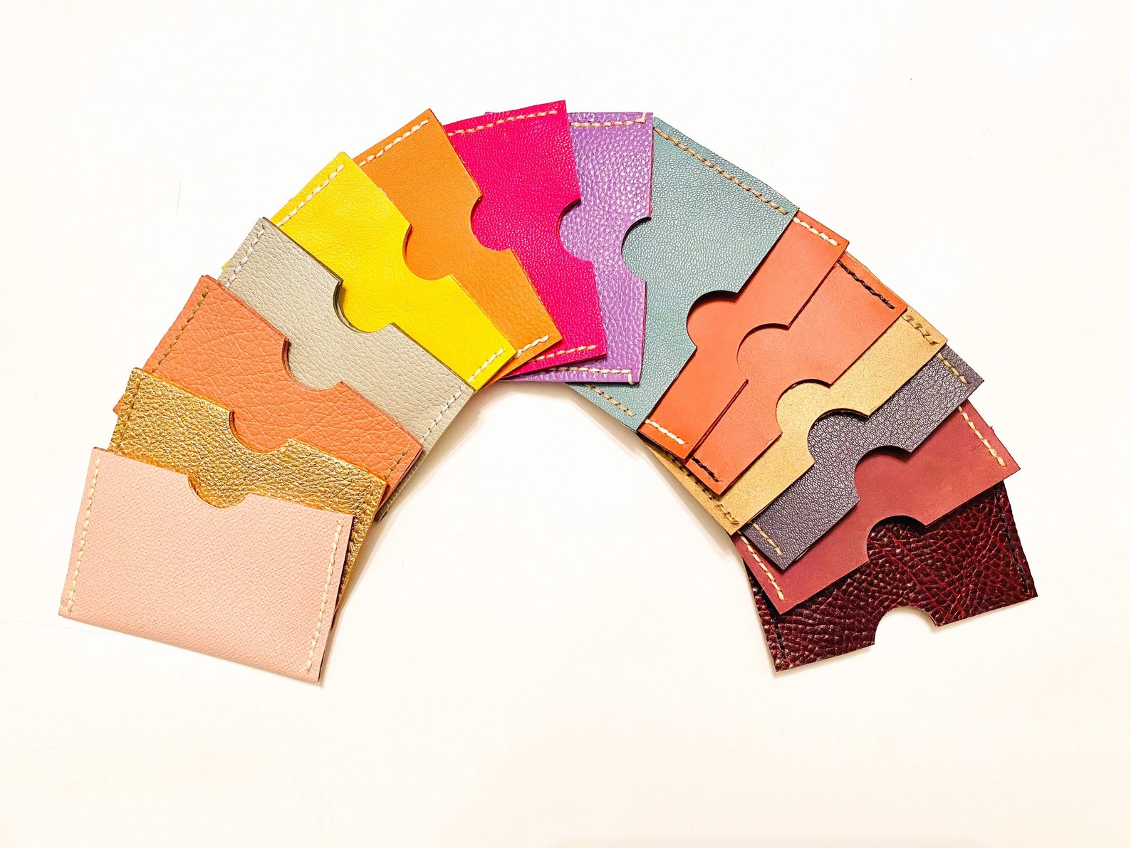 ??tui de carte en cuir portefeuille en cuir porte-cartes - Etsy France