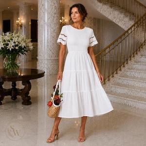 long a line dress Formal Dress: 7096. Long, V-neck, A-line, V Shaped Back | Alyce Paris