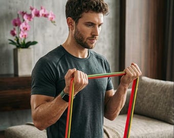 Gym resistance bands, home boxing gym equipment, yoga exercise equipment, shoulder and back rehabilitation for women and men