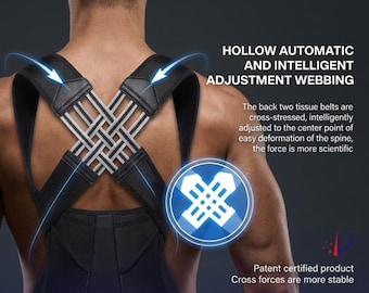 Posture corrector and adjustable back support belt for abdominal waist correction and spinal alignment