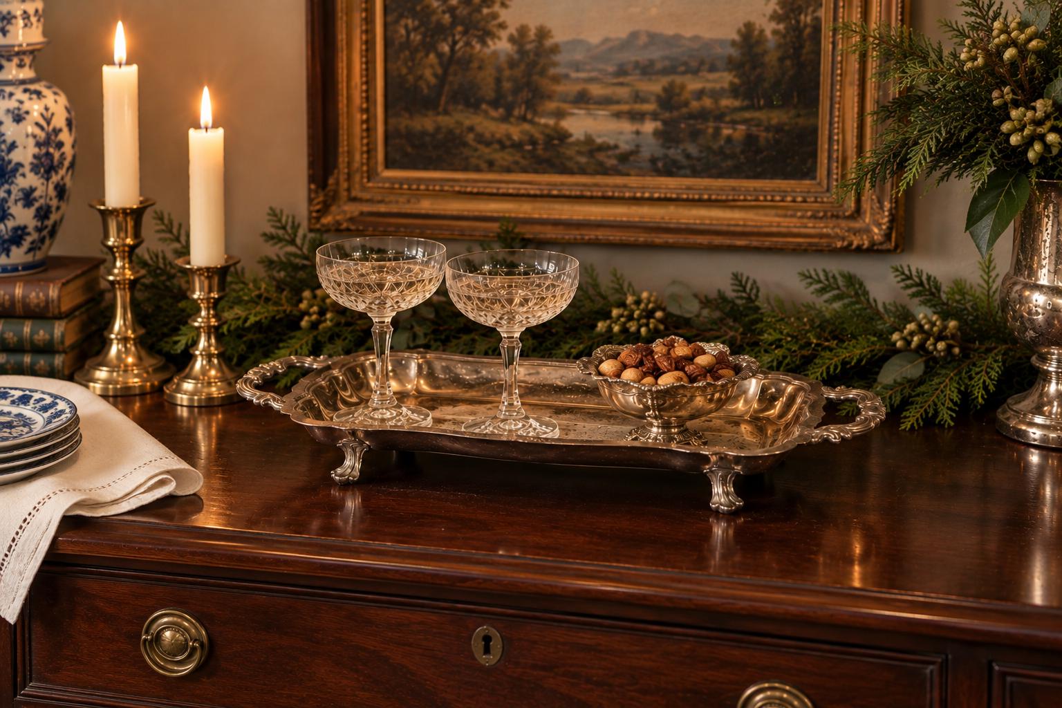 F B Rogers Silver Platter - Etsy