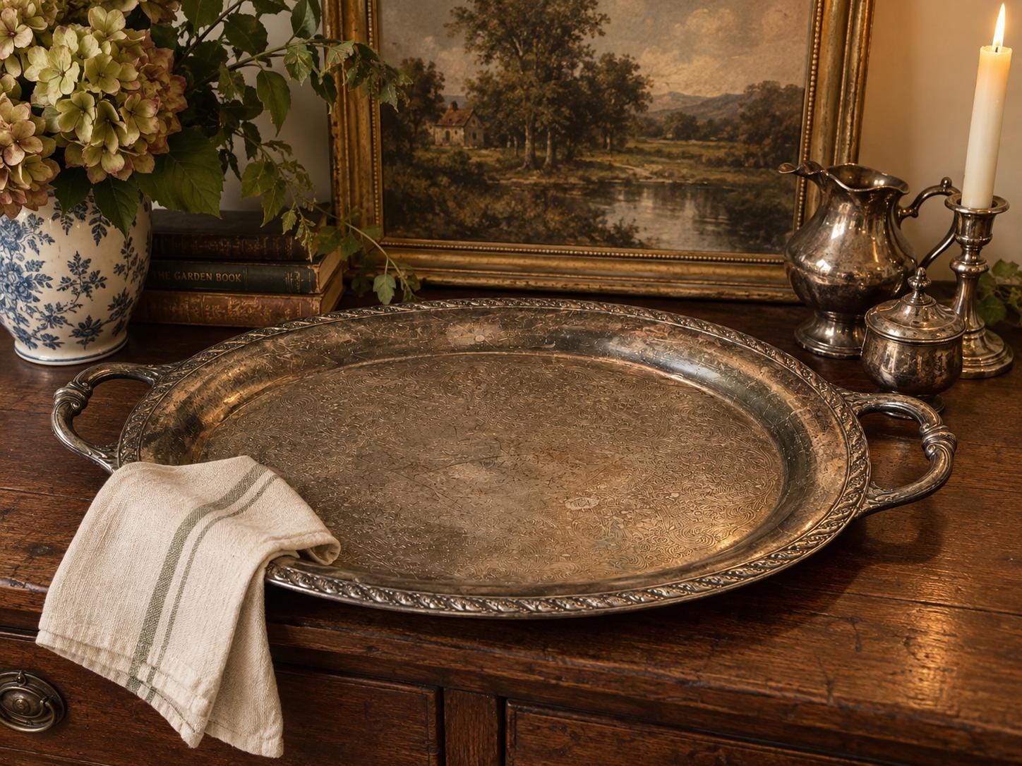 International Silver Tray - Etsy