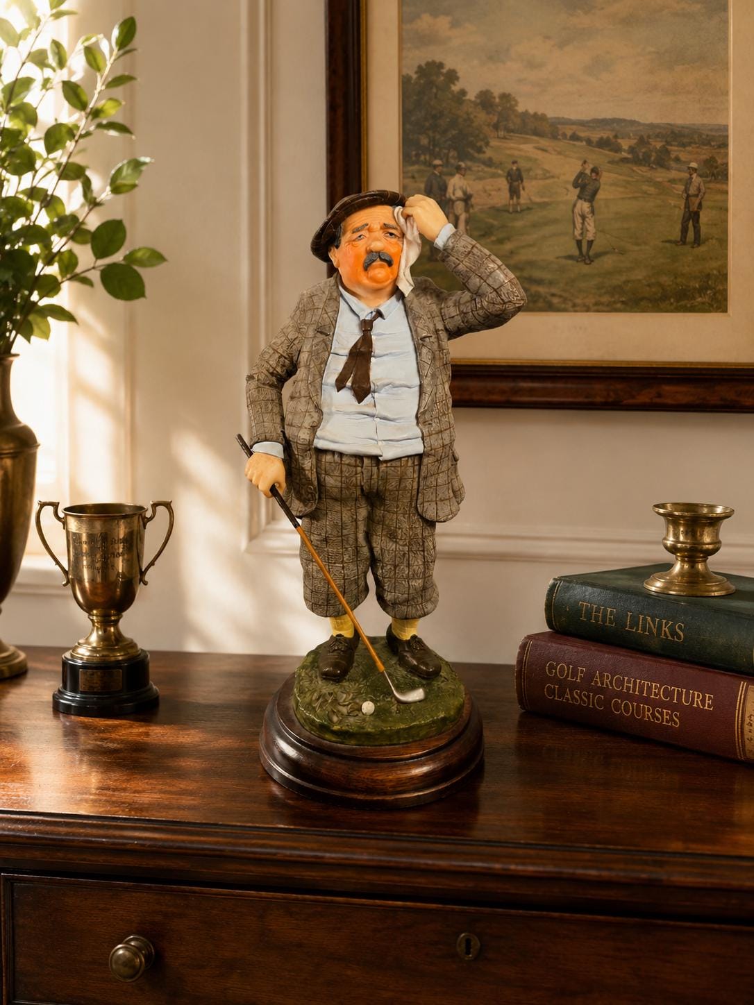 Vintage Golf Statue - Etsy