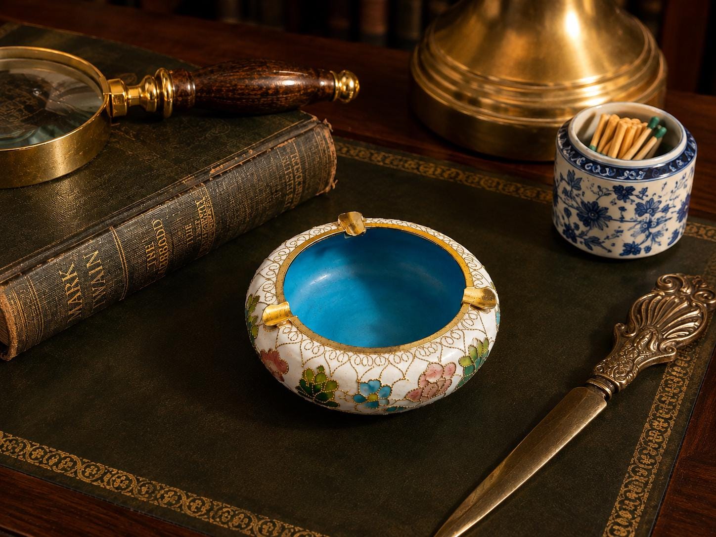 Cloisonne Ashtray - Etsy