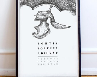 Fortis Fortuna Adiuvat – Das Glück begünstigt die Mutigen – lateinische Phrase