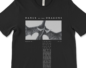 HOTD – Tanz der Drachen – Valyrisch – Soves, Arrax! – Arrax und Vhagar – Design Premium Unisex T-Shirt – Schwarz
