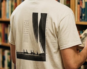 D. T-Shirt „Litanei gegen die Angst“ – Frank Herbert Litanei