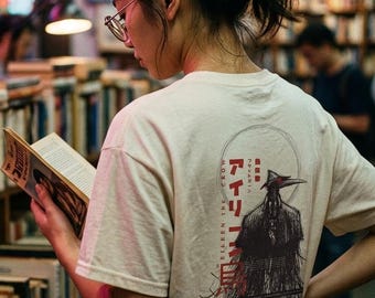 Eileen die Krähe – Bloodborne: Das Lied der Krähen – Handgezeichnetes Spielposter-T-Shirt