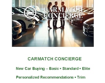New Car Comparison and Recommendation Service – Personalized Trim Analysis, Pricing Insights, Incentives & Expert Report (Digital Service)