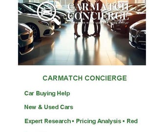 Car Buying Help – New & Used Car Research, Pricing Analysis, Trim Comparison, Red Flag Checks and Expert Recommendations (Digital Service)