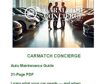 21‑Page Auto Maintenance Guide | Car Maintenance Checklist | Beginner Car Care | Preventative Maintenance PDF | Vehicle Reliability Guide