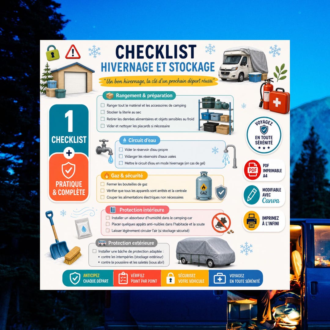 Oil Winterizing Checklist.pdf Winterizing Checklist for Motorhomes (PDF) | Winter Storage and ...
