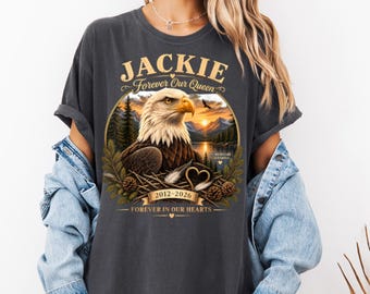 Jackie and Shadow Shirt, Big Bear Bald Eagle Couple Tee, 2026 Viral Nest Cam Gift, Eagle Lover California Wildlife T-Shirt