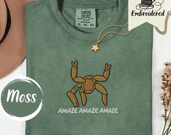 Amaze Rocky Alien Shirt, Funny Sci-Fi Quote Space Graphic Tee, Project Hail Mary Inspired Design, Comfort Colors® Sci-Fi Gift