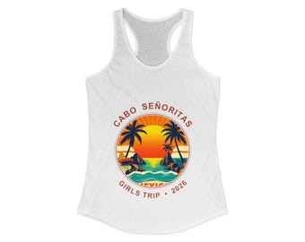 Cabo Señoritas 2026 — Racerback Tank Top | Girls Trip Cabo San Lucas