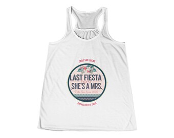 Cabo San Lucas Bachelorette Racerback Tank | Circle Badge Tank Top 2026