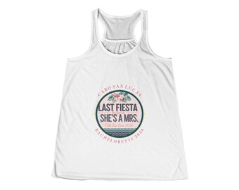 Cabo San Lucas Bachelorette Racerback Tank | Circle Badge Tank Top 2026