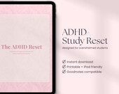 ADHD student planner GoodNote | Printable Digital Download