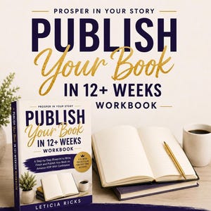 Pubblica il tuo libro in 12 settimane: quaderno di esercizi, agenda per autori, guida alla pubblicazione su Amazon KDP, progetto per diventare autore, download digitale.