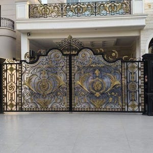 Puertas de hierro forjado de lujo