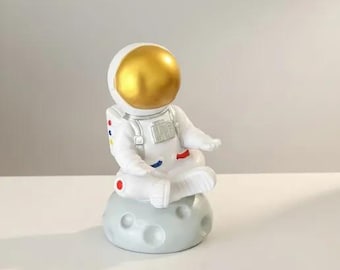 Meditating Astronaut Glasses Holder & Desk Figurine