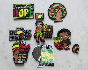Collection d'écussons brodés Juneteenth